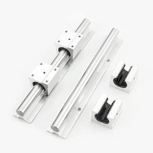 Rodamiento lineal redondo de aluminio CNC, riel de guía SBR12 con bloque de deslizamiento lineal SBR12UU SBR12LUU - Product Image 3