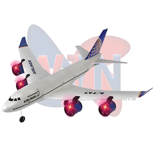 3CH Flying Rc Big Remote Control Aircraft Model Glider Foam air Plane <strong>Toy</strong> with Light - Product Image 1