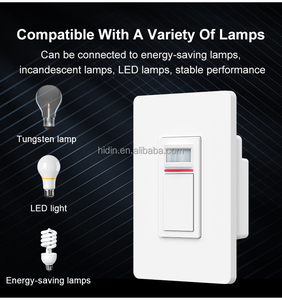 Sistema de automatización del hogar inteligente 1/2 Gang, interruptor de Sensor de movimiento Pir para el hogar inteligente/interruptor de luz inteligente con Sensor de movimiento remoto PIR - Product Image 4