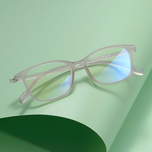 TR90 Retro gözlük çerçeve anti-mavi ışık düz Lens Unisex renkli yuvarlak stil katı desen tüm yüz şekli okuma için maç - Product Image 1