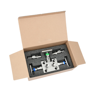 Abotech Ba van khác biệt máy phát áp lực Giá thấp Đồng phẳng mặt bích Thiết bị đo đạc đa tạp với cấu trúc kim - Product Image 2