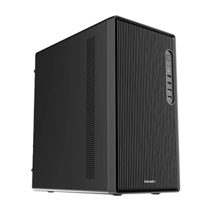 Blanco y Negro C5 Mid-Tower Computer DIY Desktop Host Chasis MATX Office Business Game Shell con Stock ATX Factor de forma - Product Image 1