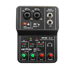 Professional Mini Audio Sound <strong>Cards</strong> <strong>USB</strong> 2 Channels Interface for Sound Mixer - Product Image 2