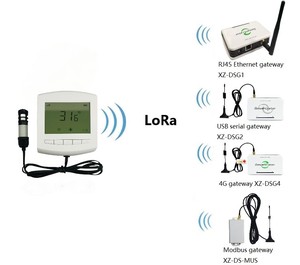 Lora-Sensor de temperatura y humedad inalámbrico, dispositivo con sonda de registrador de datos externos - Product Image 2
