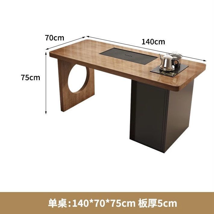 Popular imported pine wood single table: 140*70*75*5