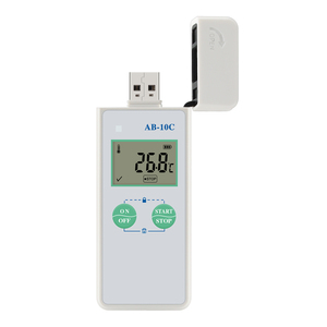 AB-10C Mini USB Digital termómetro registrador de datos de medida de-30 ~ 70Temp-Recorder de Sensor para refrigeración de la cadena de frío de los laboratorios - Product Image 1