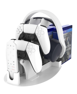 XboxesシリーズX用PS5ディスクストレージスタンドリモートブラケット用JYS-P5128垂直スタンドコントローラーホルダー - Product Image 1