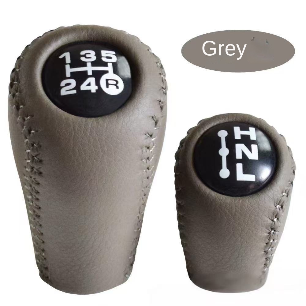 Ensemble 3 vitesses cuir gris (couvercle noir) manuel