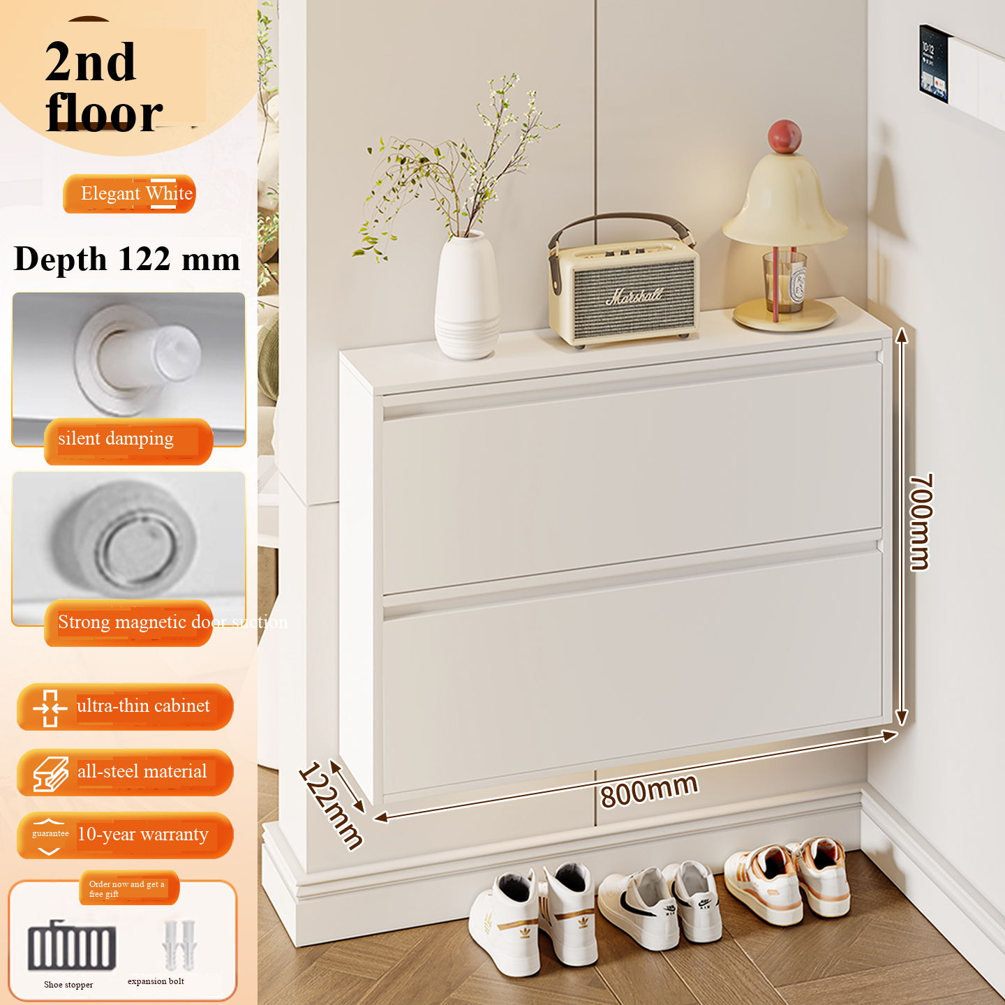 2nd floor 800 long white
