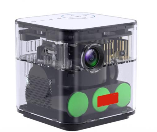 Batterie intégré sur le Vidéoprojecteur Portable Pack Pocket HD avec 3H d'autonomie