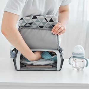 เก้าอี้สูงสำหรับเด็กวัยหัดเดินเด็กทารกเด็กผู้ชายเด็กผู้หญิงกระเป๋าผ้าอ้อมสำหรับเดินทางขนาดกะทัดรัดน้ำหนักเบา - Product Image 5