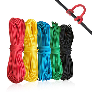 Archery Recurve Bow Compound <strong>String</strong> Paracord Five Colors Carbon Arrow 3 Meters <strong>D</strong> <strong>Loop</strong> Ring Foldable <strong>String</strong> Rope - Product Image 1