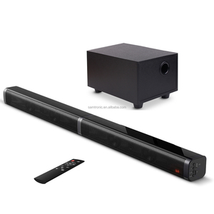 NEU 2.1CH Sound bar mit Subwoofer, 80W Sound bar für TV-Geräte, 125 dB, 5 EQ-Modi, LED-Aus, einstellbarer Bass, unterstützt AUX