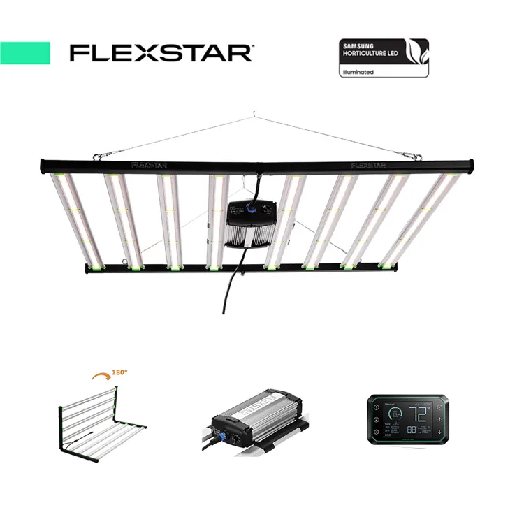 Flexstar mẫu một ngày vận chuyển sản lượng lên đến 4lbs 720W 645W 301H 301B Dimmable dẫn phát triển ánh sáng