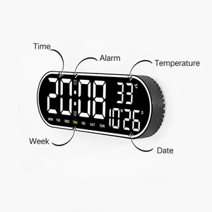 LED Groß anzeige Atem licht Datum Tag Temperatur Timer Digitale Wanduhr mit Fernbedienung für Fitness studio und Büro - Product Image 6