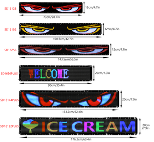 App Control Auto Digital Letrero programmier bare LED-Fenster Scrolling LED-Anzeige flexible LED-Bildschirm Panel flexible LED-Auto Zeichen - Product Image 6