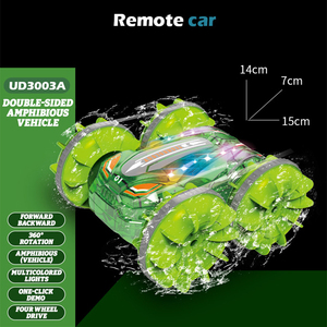 4WD Double Sided Amphibious Water Stunt <strong>RC</strong> Micro Car with Lighting <strong>Toys</strong> UD3003A Includes Remote Controller and USB Cable - Product Image 6