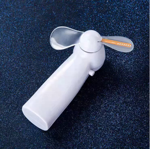 Mini ventilador de mano portátil con batería, pantalla de mensaje personalizada Led programable, ventilador de mano publicitario