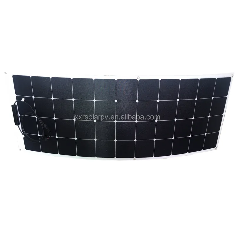 Hohe effizienz flexible solar panel 150W 22v 40 zellen monokristalline sunpower solar panel 1330*540mm