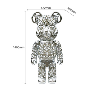 Jingyue tùy chỉnh lớn 3D in động tác phẩm điêu khắc nghệ thuật trừu tượng kế hoạch của bức tượng nổi tiếng được làm từ vật liệu nhựa bền - Product Image 5