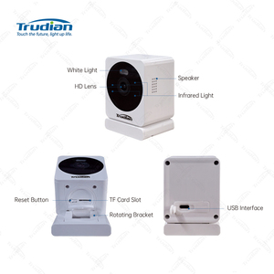 Baixa Potência 2MP HD IP66 Holofote Visão Noturna Detecção de Movimento Alarme 4x Zoom Digital Rede Sem Fio Interior Câmera Inteligente Tuya
