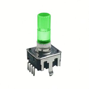 Single Dual Color RGB LED Encoder <strong>Switch</strong> with Luminous Damping Sense <strong>Audio</strong> Volume Adjustment <strong>Switch</strong> for Electronic Components - Product Image 4