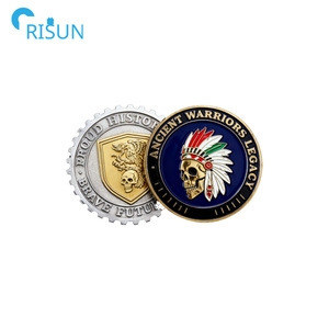 Nhà Máy Tùy Chỉnh New Mexico Cảnh Sát Trưởng Thách Thức Đồng Xu Biểu Tượng Tùy Chỉnh Mexico Kim Loại Maya Kỷ Niệm Men Thách Thức Tiền Xu - Product Image 5
