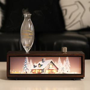 अनुकूलन योग्य ठंडा सुगंध डिफ्यूज़र बर्फ घर फायरप्लेस रिमोट कवरेज होम बेडरूम उपयोग - Product Image 1