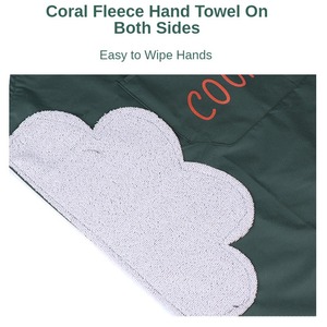 Tạp Dề Nhà Bếp Có Thể Cầm Tay Họa Tiết Nấu Ăn Tạp Dề Yếm Người Lớn Nấu Nướng Bánh Cà Phê Chống Dầu Có Túi Mở Rộng - Product Image 3