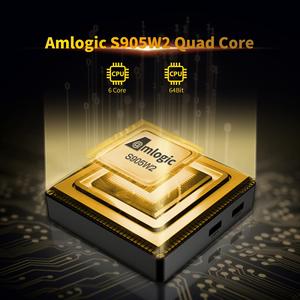 Wifi Smart Android TV Box con sistema operativo Android 11,0 compatible con AV1 H.265 2,4G 5G para receptor de TV Digital Amlogic 11 para Android - Product Image 2