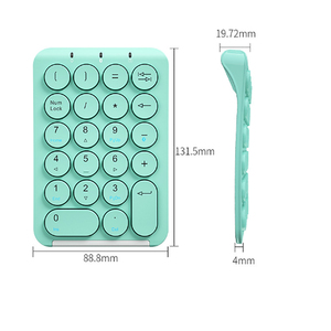 Portable Number Pad 22 Keys BT <strong>Numeric</strong> <strong>Keyboard</strong> Rechargeable Wireless <strong>Numeric</strong> Keypad for I.os Windows Mac - Product Image 6