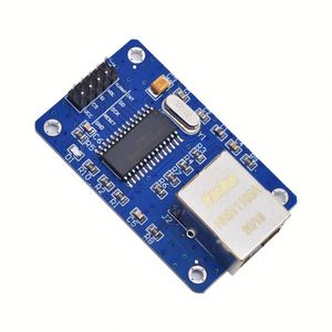 Spot Stock ENC28J60 LAN-Ethernet-Netzwerk platinen modul 25MHz Serielle Kommunikation Crystal AVR 51 LPC STM32 3.3V - Product Image 4