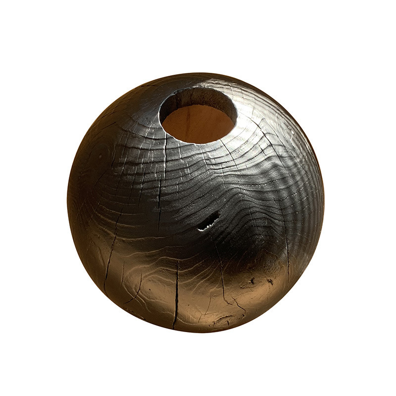 Boule ronde carbonisée 40*40