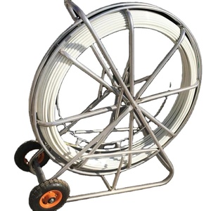 Cable Laying Equipment FRP Duct Rodder Length Fiberglass Fiber Snake Cable Duct Rodder Cable Reel Conduit Rod Duct Rodding