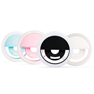 Wholesale Portable Selfie Ring Light Camera Clip-on Mobile Phone <strong>Led</strong> Selfie Ring Light for Smartphone - Product Image 1