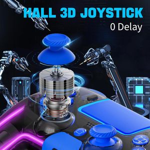 For PS4 Gamepad Dual Hall Joystick for PS4 BT Wireless RGB Glare Light Mobile Phone <strong>Computer</strong> PC Android Steam - Product Image 4