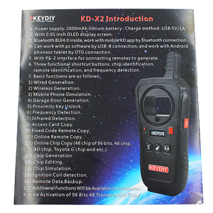 Original KD-X2 Autos chl üssel programmierer Auto Remote Maker Key Generator/Chip Reader/Frequenz tester KDX2 besser als KD900