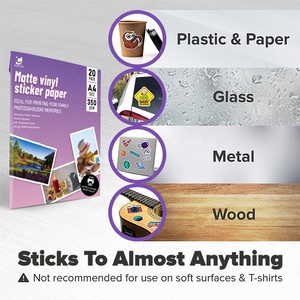 Bán buôn CC in ấn cho và Máy in laser máy in phun giấy bóng thư Vinyl Nhãn tùy chỉnh Nụ Hôn cắt Sticker Sheets - Product Image 3