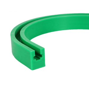 Transportador de rodillos de cadena de rodamiento deslizante de plástico de alto impacto OEM lateral lineal Uhmwpe Nylon Uhmw Pe HDpe carril de guía Curvo