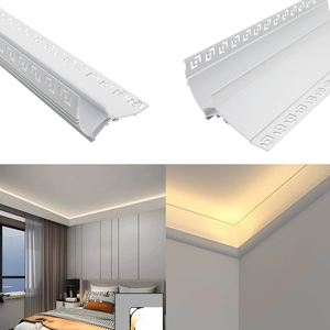 Led alüminyum profil ışık 115 alçıpan ekstrüzyon kanalı konut için Led gömme Led ekstrüzyon - Product Image 1
