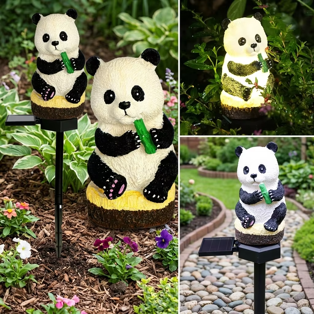 Panda blanco y negro
