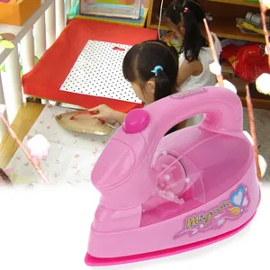 Simülasyon oyun evi Mini ev aletleri küçük güvenlik oyuncaklar elektrikli demir elektrikli aydınlatma ışıkları (renk rastgele) çocuklar için
