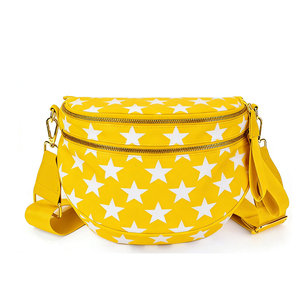 حقيبة كتف وحقيبة خصر مخصصة للجنسين بنمط كرتوني لطيف مصنوعة من مادة الأكسفورد مع إغلاق بالسحاب ومقاومة للماء حسب تصميمك - Product Image 4