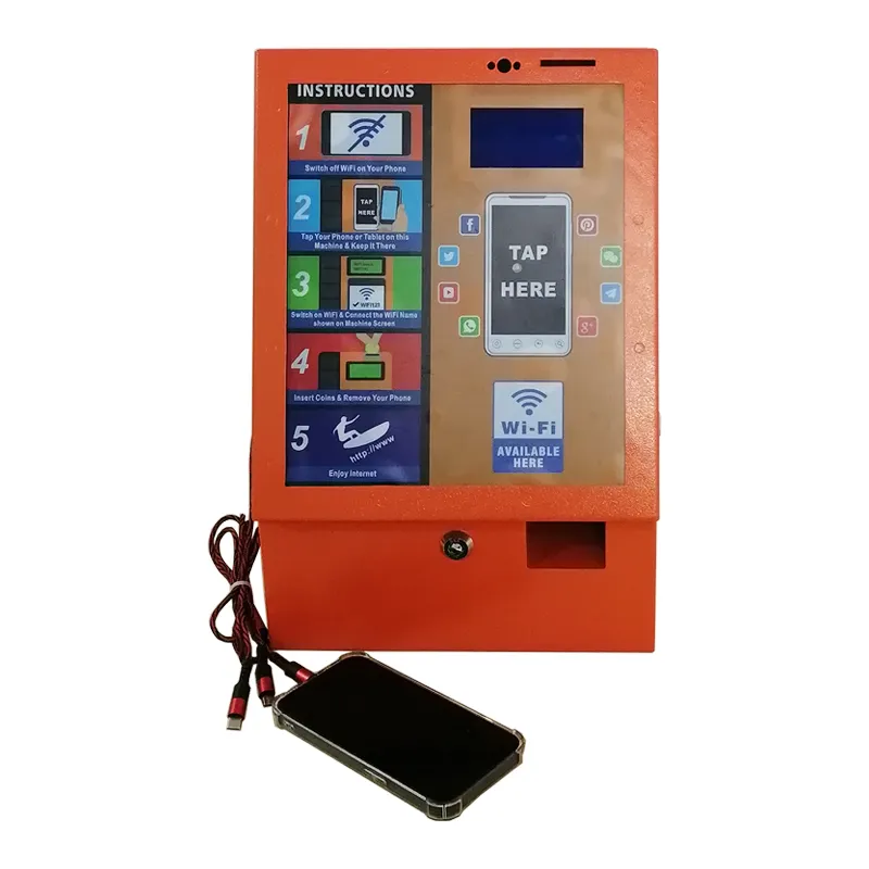 Electrónica de negocios expendedora con lector de tarjetas, máquina expendedora de pared a granel de China