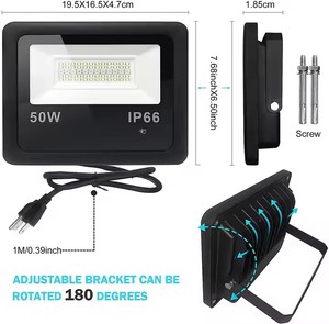LED户外花园照明RGB 30W 50W 100W反射器防水IP66 LED泛光灯带蓝牙和远程wifi控制器 - Product Image 5