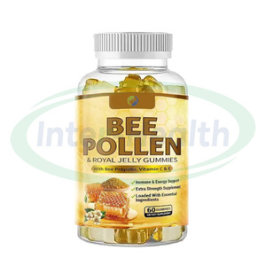 Ausreson Vegan Bee Pollen Gummy suplemen kesehatan organik Royal Jelly Bee serbuk sari Gummies untuk dukungan imun - Product Image 2