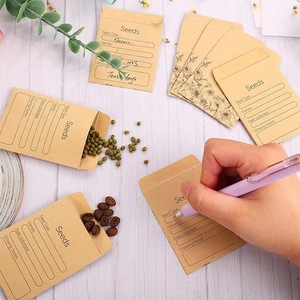 Individueller Druck Mini-Schmuckverpackung schwarzer brauner Kraftpapierumschlag mit Knopf und Schnur - Product Image 5