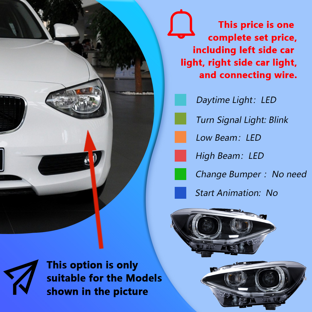 Headlight one set