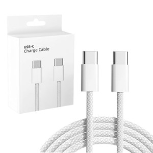 Wholesale Braided 1m 60W Type C to TYpe C Fast Charging Data Cable with Box for <strong>Apple</strong> iPhone 16 15 Pro Max 15 Pro Puls - Product Image 1