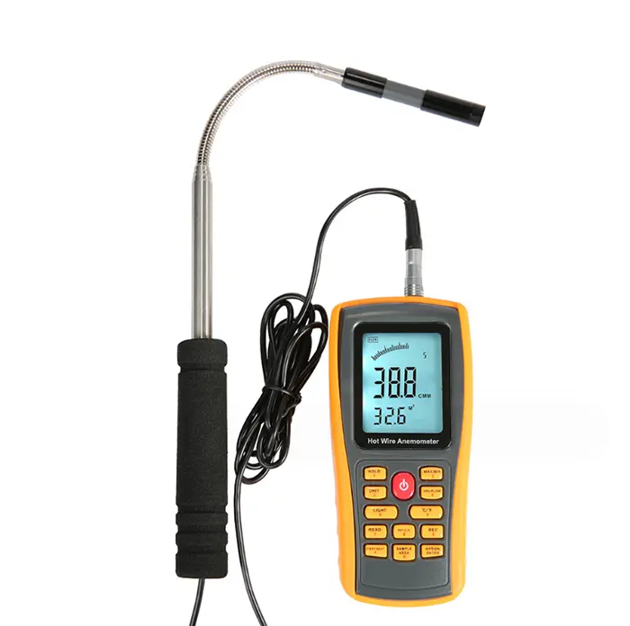 GT8911 /GM8903 Measuring Instrument anemometer Digital Wind Speed Temperature Tester USB Interface Anemometer Wind